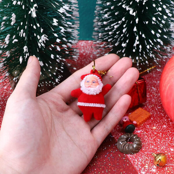 Christmas Mini Santa Claus Hanging Ornament for Christmas Decoration