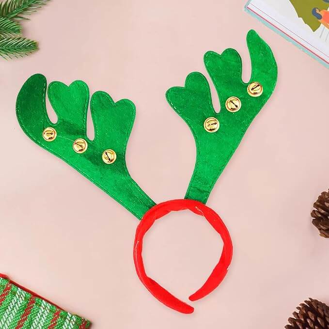 Deer Horn Santa Claus Headband