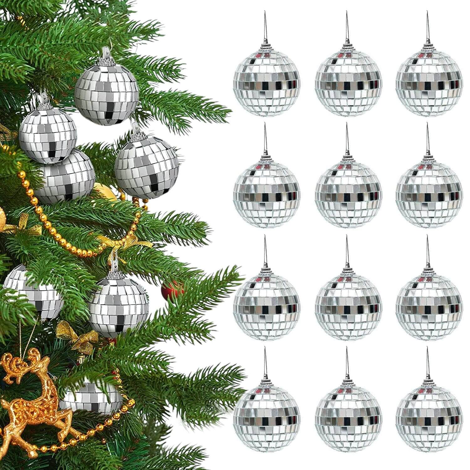 Disco Ball for Christmas Tree Decoration