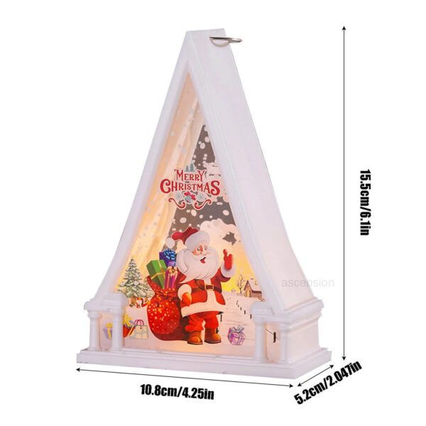 Christmas Snow Globe Lantern, Decorative Xmas Night Light