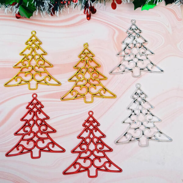 6 Pcs Xmas Tree Christmas Hangings Trees Ornaments Hanging