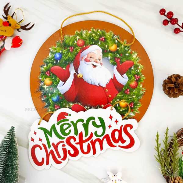 Christmas Decoration Wooden Wall Hanging Ornaments