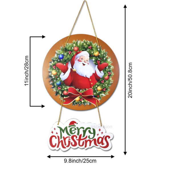 Christmas Decoration Wooden Wall Hanging Ornaments