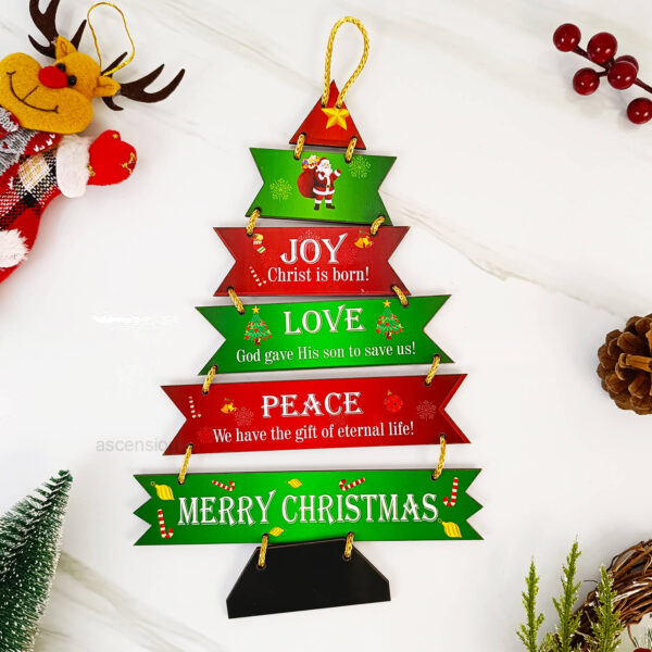 Merry Christmas Wall Hanging Ornaments for Home