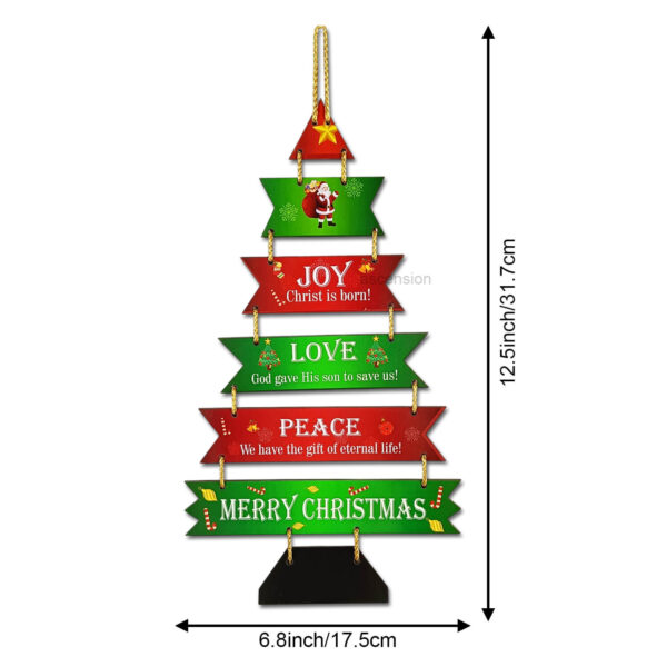 Merry Christmas Wall Hanging Ornaments for Home