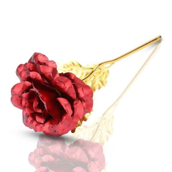 Plastic Red Rose for Valentine Day Gift