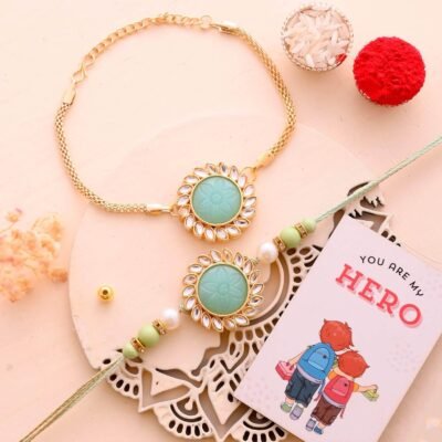 Mens Couple Rakhi for Bhaiya Bhabhi Rakhi Rakhi Set Rakhi Magnet Gift for Brother