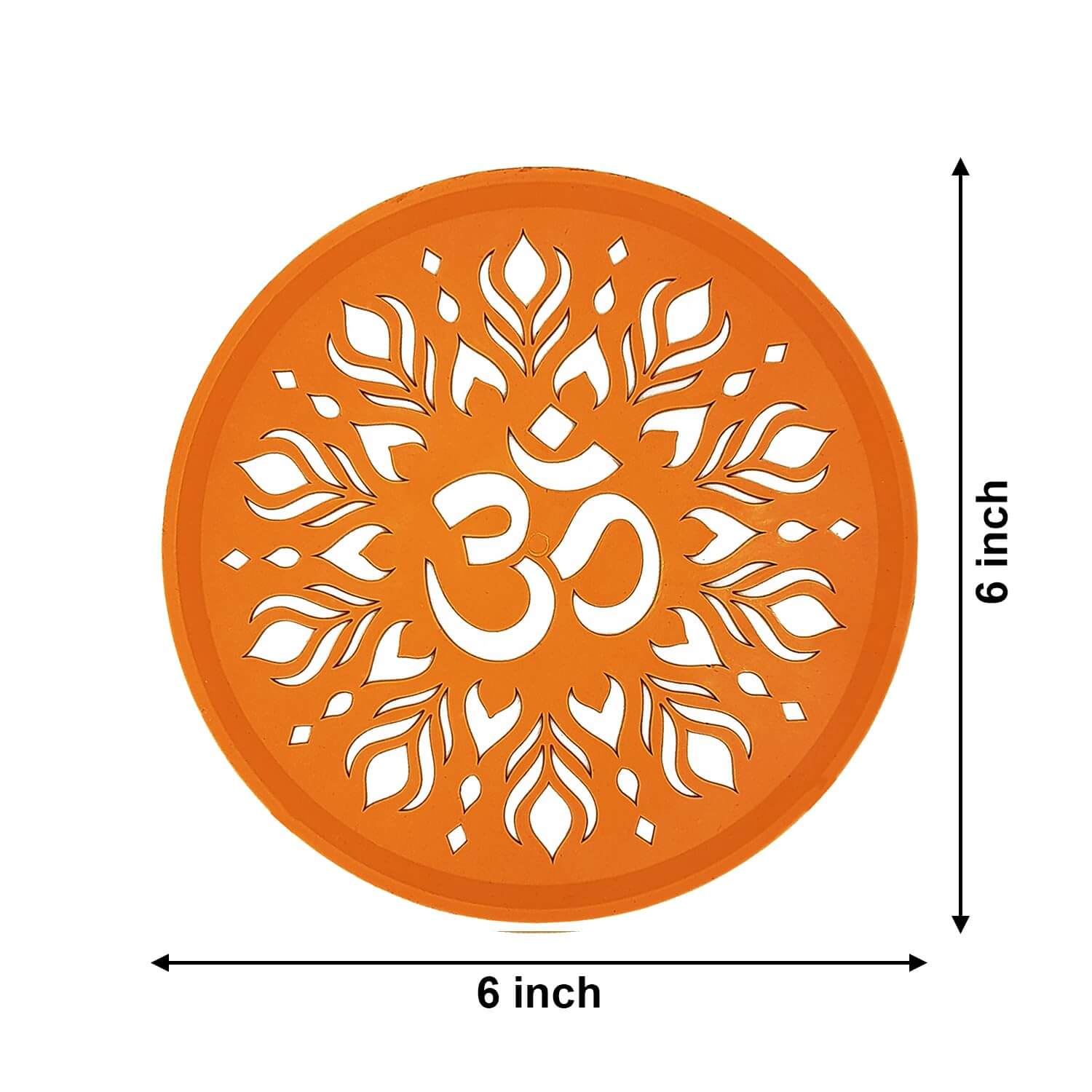 Asecnsion 12 Assorted Design Circle Rangoli Making Stencils Multi Design Colorful Rangoli Making Stancils Rangoli Stencils Set for Diwali Decoration Round Multi - Image 5