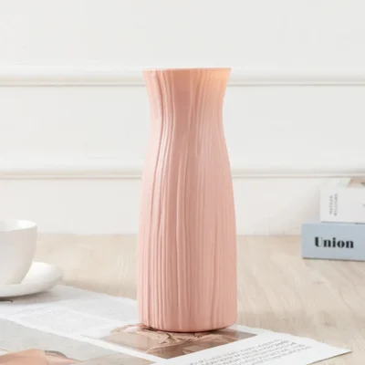 Plastic Flower Pot for Bedroom, Office Living Room Decorative Vase for Home Decor