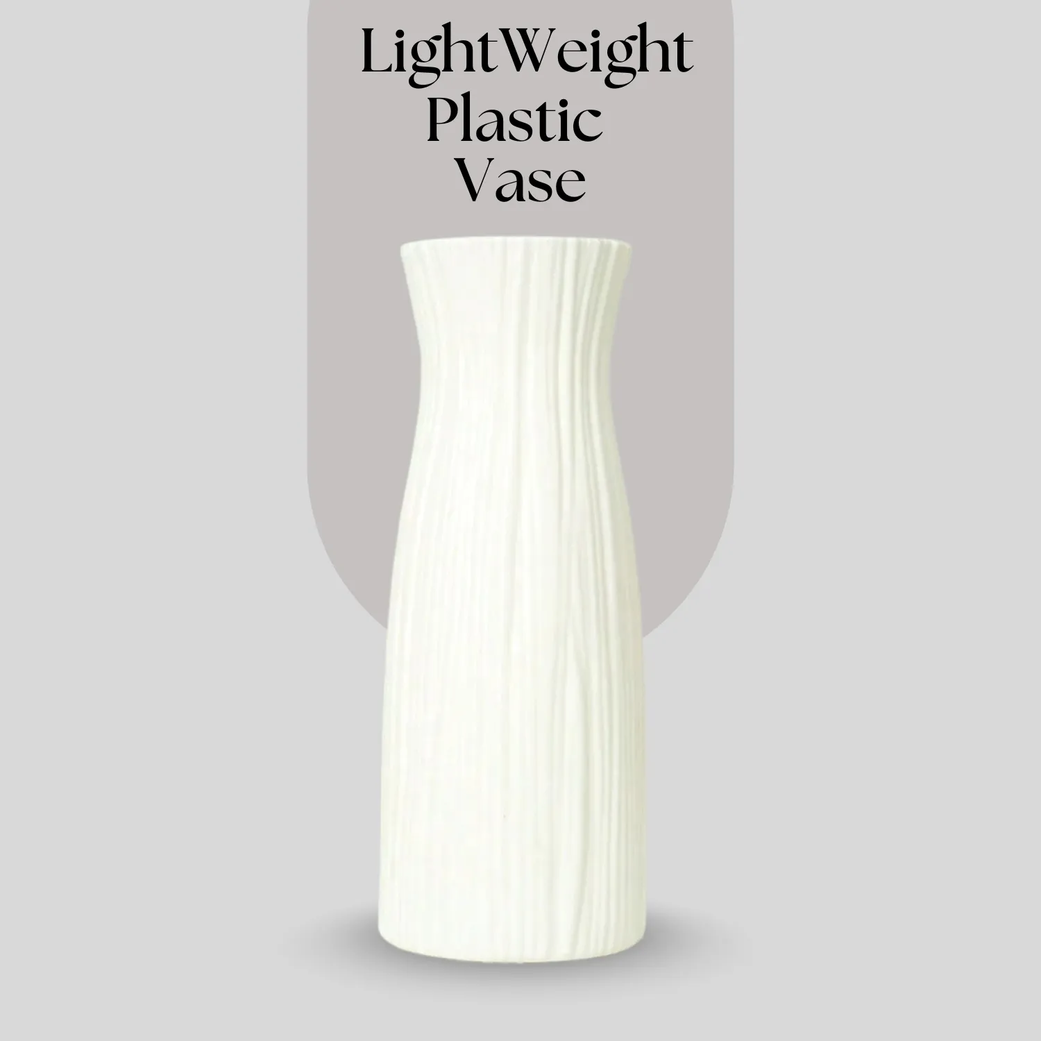 Plastic Flower Pot for Bedroom, Office Living Room Decorative Vase for Home Decor