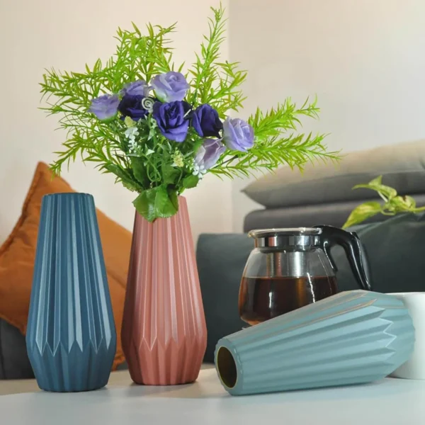 Plastic Flower Pot for Home Office Living Room Decoration