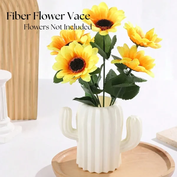 Plastic Set of 3 Flower Pot for Home Office Living Room Decor