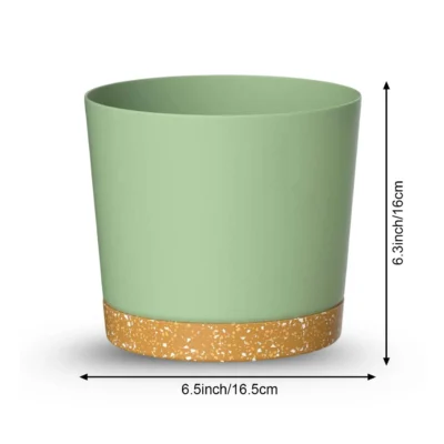 Plastic Medium Round/Bucket Decorative Flower Vase for Home, Office, Living Room