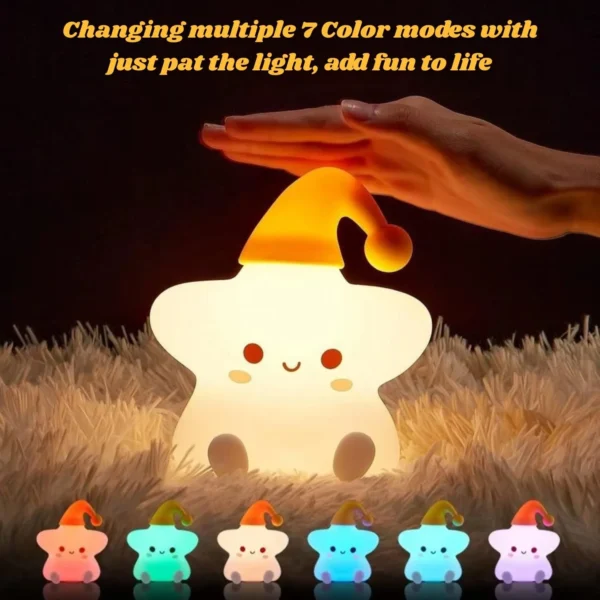 Star Silicone Night Light