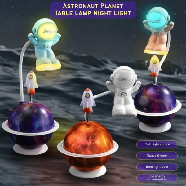 Astronaut 3D Moon Lamp