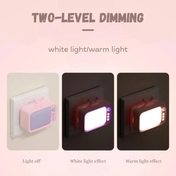TV Shape LED Plug-in Night Light