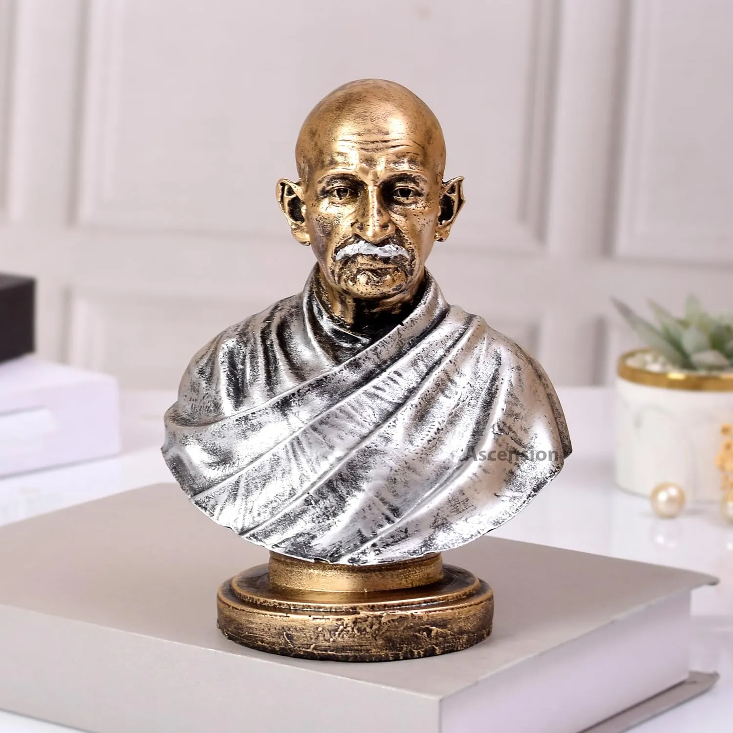 1. Mahatma Gandhi Idol Silver Statue