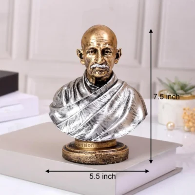 1. Mahatma Gandhi Idol Silver Statue