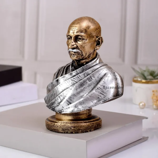1. Mahatma Gandhi Idol Silver Statue