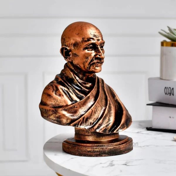 Mahatma Gandhi Idol Color Bronze