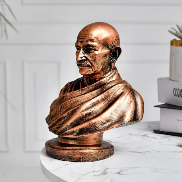 Mahatma Gandhi Idol Color Bronze