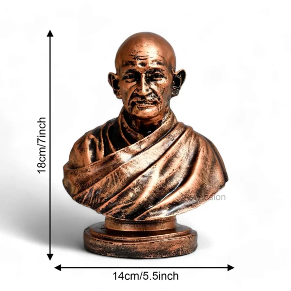 Mahatma Gandhi Idol Color Bronze