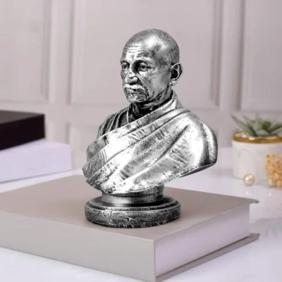 Mahatma Gandhi Idol Full Silver