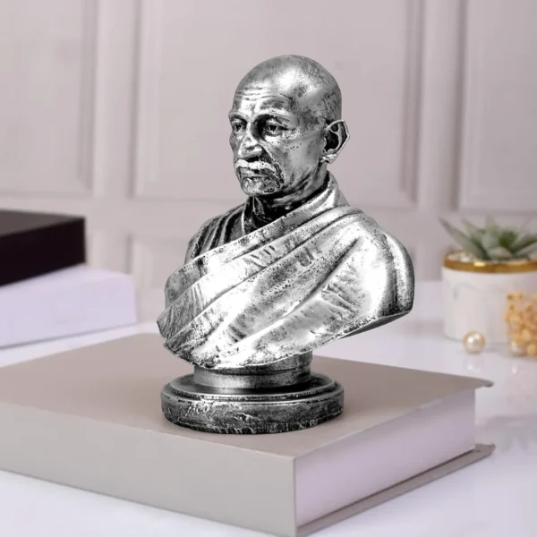 Mahatma Gandhi Idol Full Silver