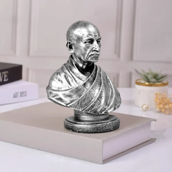 Mahatma Gandhi Idol Full Silver