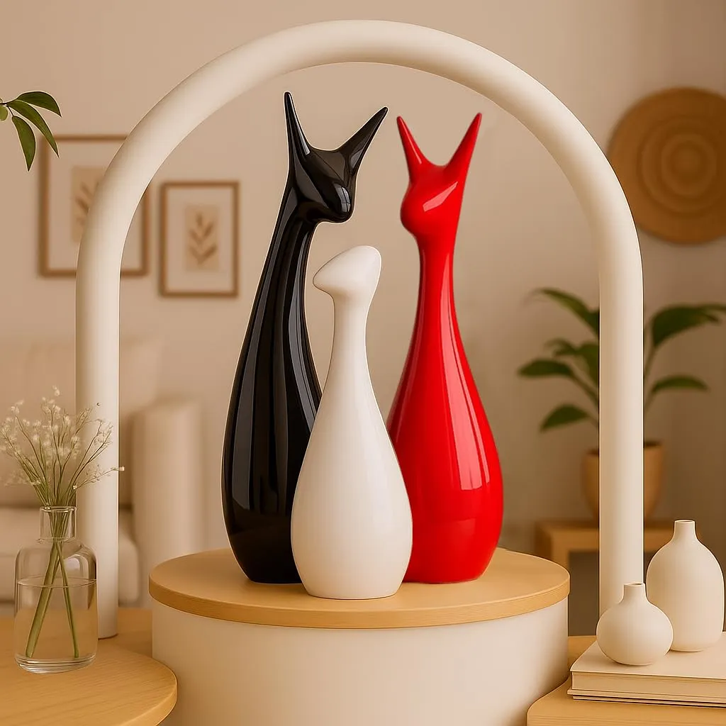 Cute Deer Family Ceramic Set