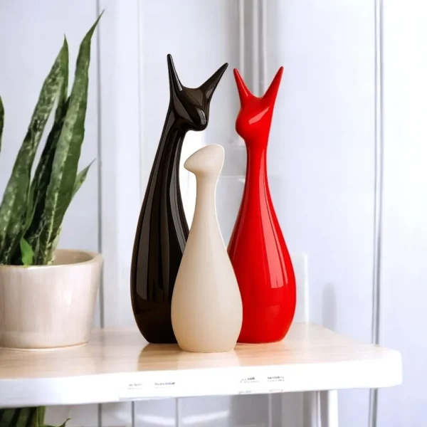 Cute Deer Family Ceramic Set