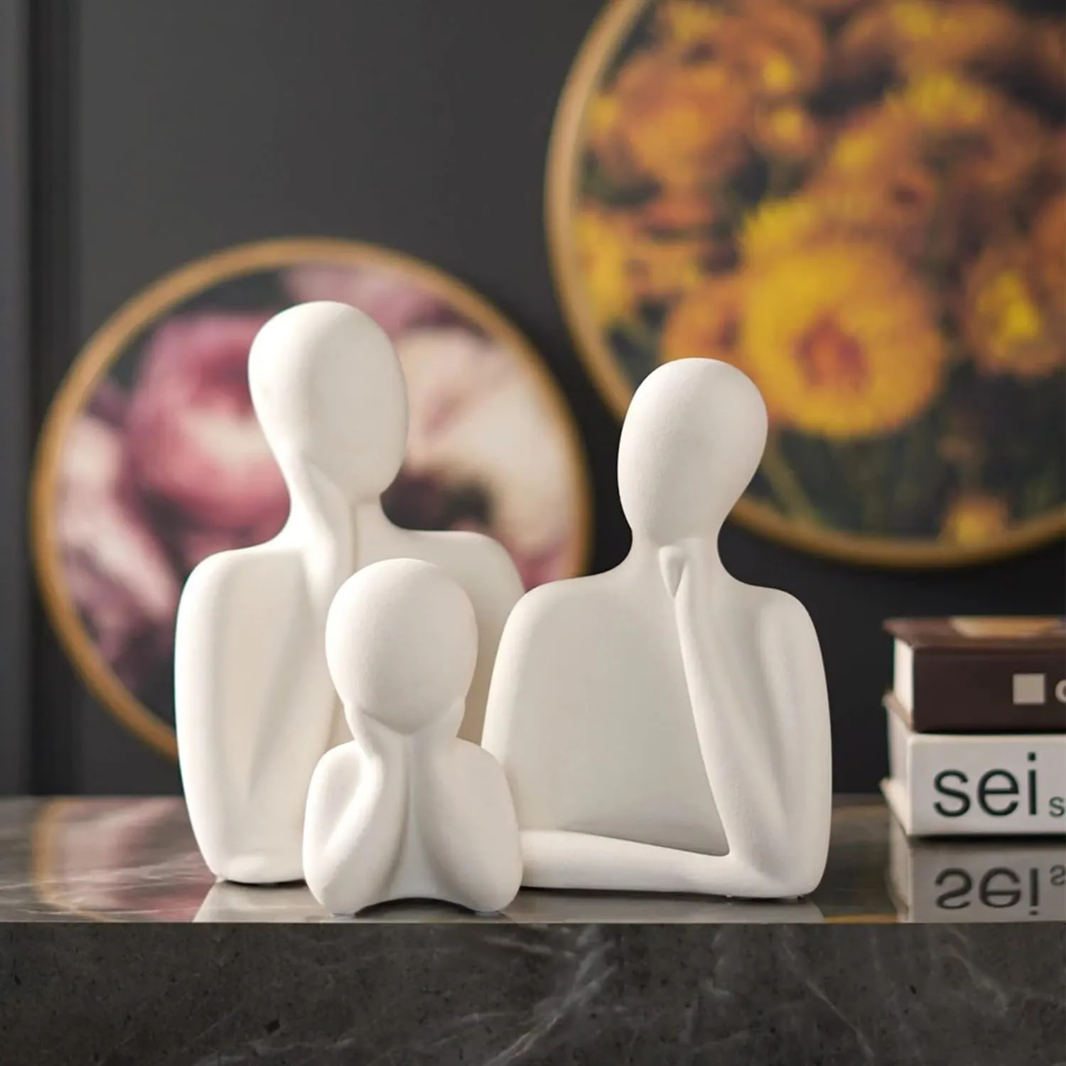 Modern Family Couple Statue