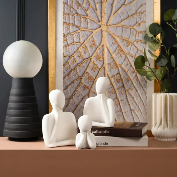 Modern Family Couple Statue
