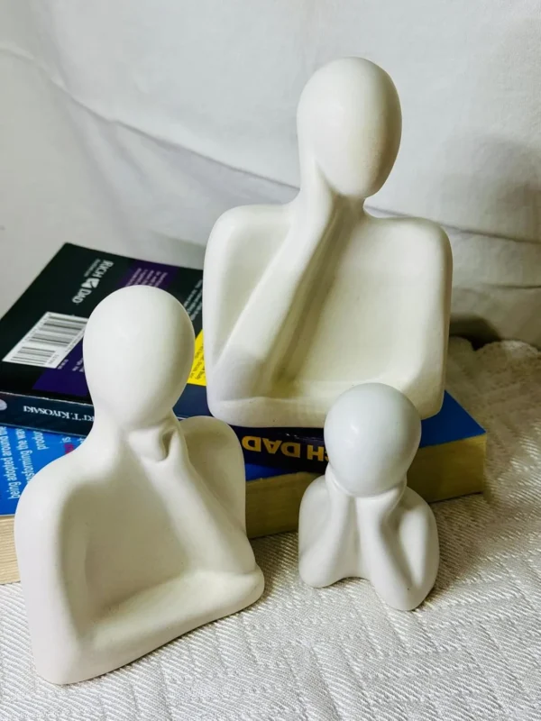 Modern Family Couple Statue