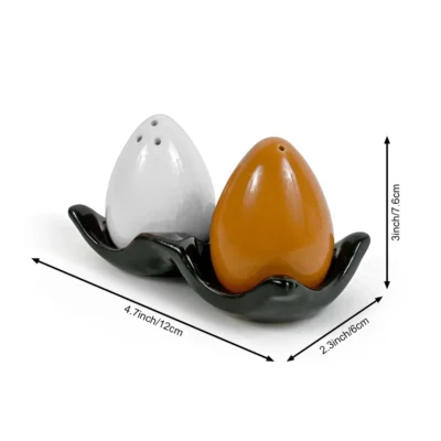 Egg Shape Salt & Pepper Set