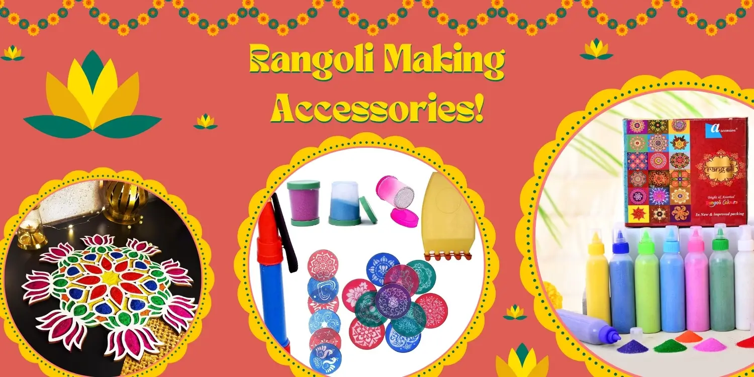 Rangoli making Accessories and items