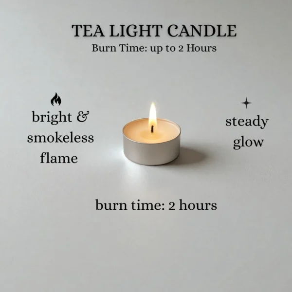 3-Hour Tealight Candles Pack of 50