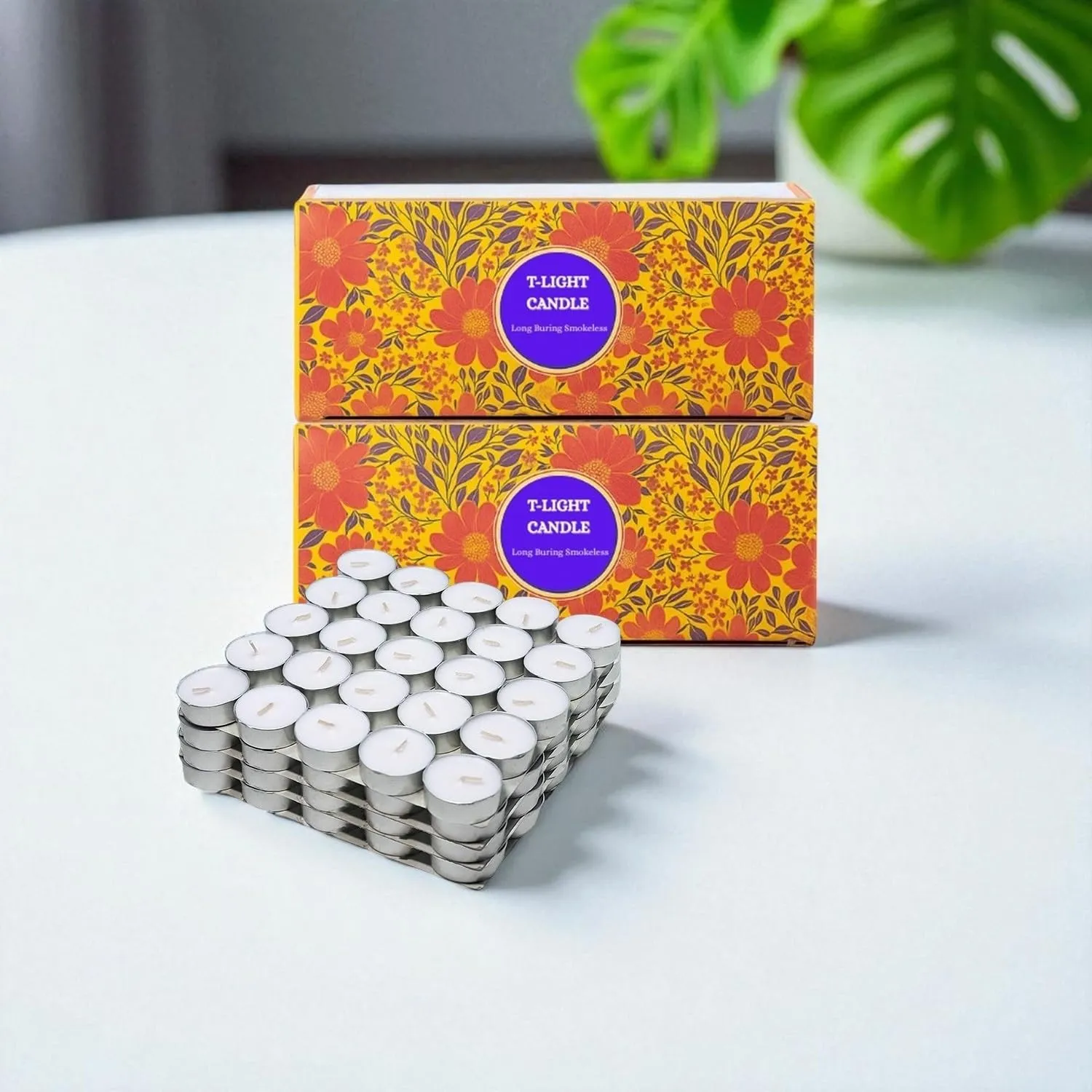 3-Hour Tealight Candles Pack of 100