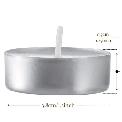 3-Hour Tealight Candles Pack of 100