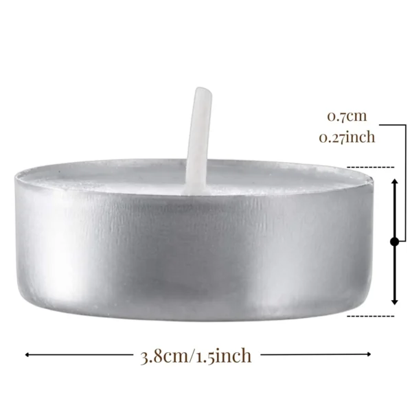 3-Hour Tealight Candles Pack of 100