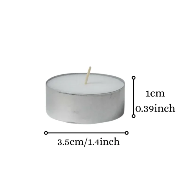 3-Hour Tealight Candles Pack of 50