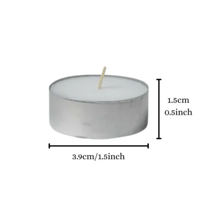 4-Hour Tealight Candles Pack of 20