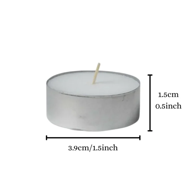 4-Hour Tealight Candles Pack of 20