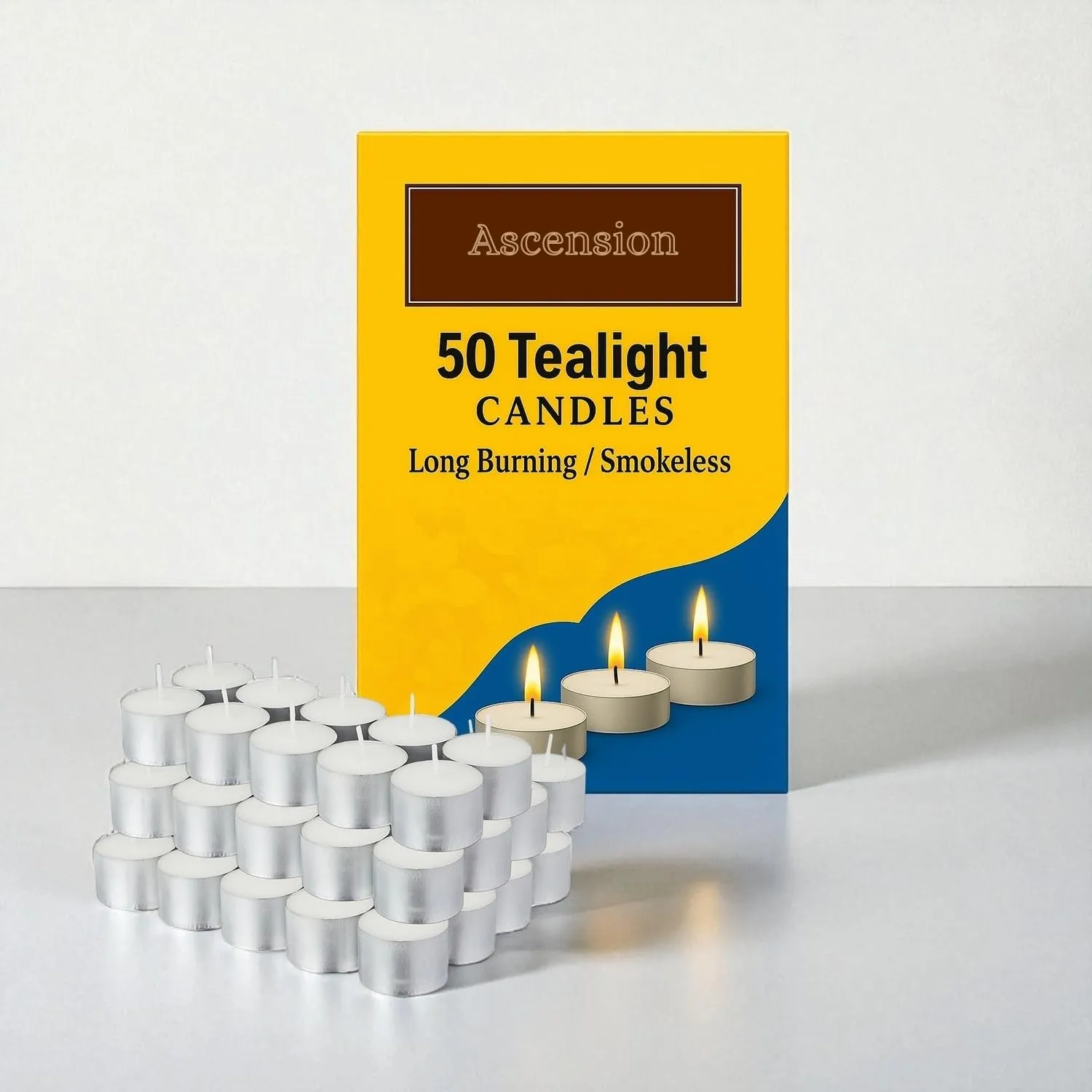 4-Hour Tealight Candles Pack of 50