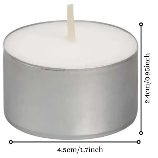 9-Hour Tealight Candles Pack of 50