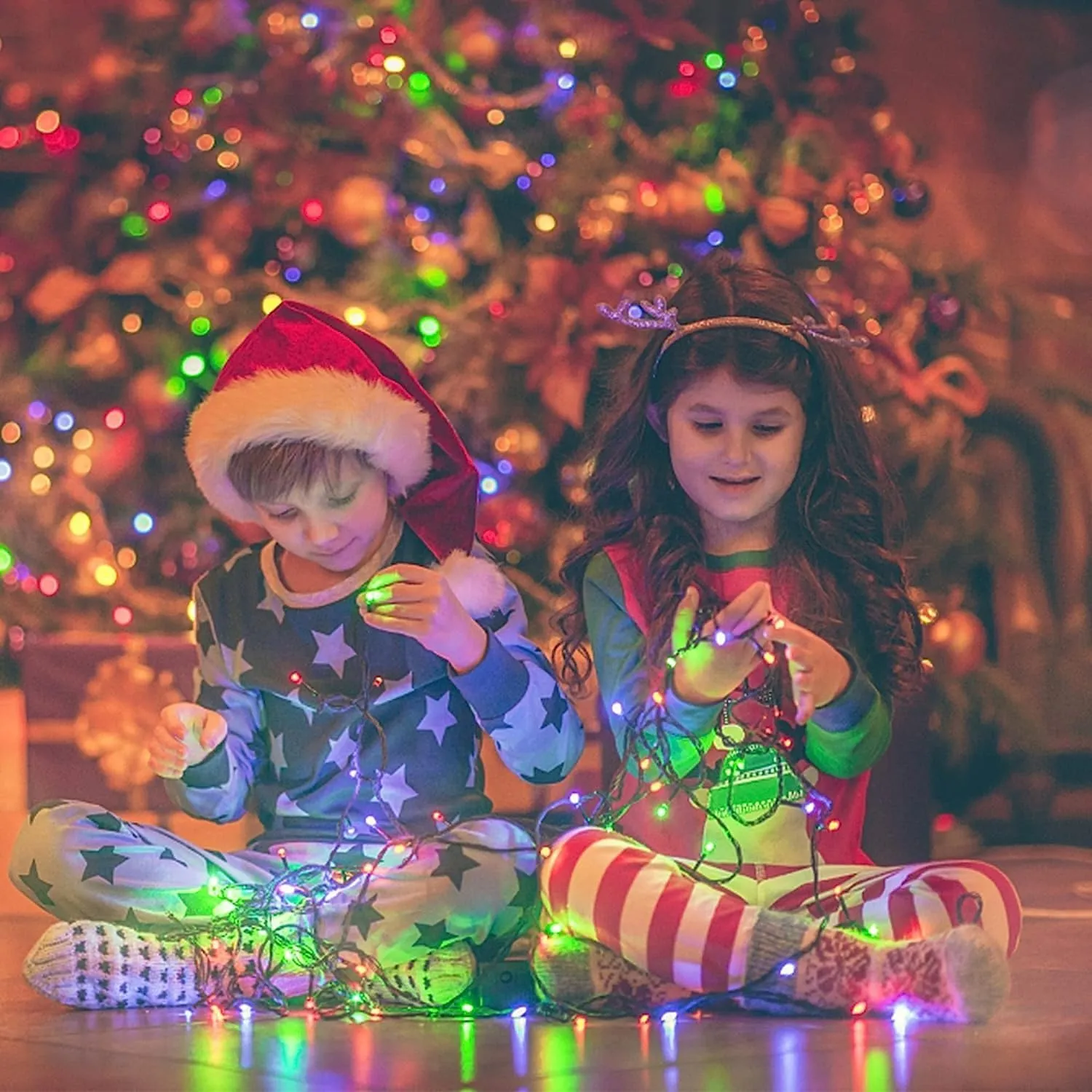 ascension 53 feet 80 LED Serial Blubs String Light for Indoor Outdoor D?cor String Lights for Diwali, Navratri,Party,Ramadan,Christmas Decoration Led Lights for Home Festival Decoration (Multicolor) - Image 7