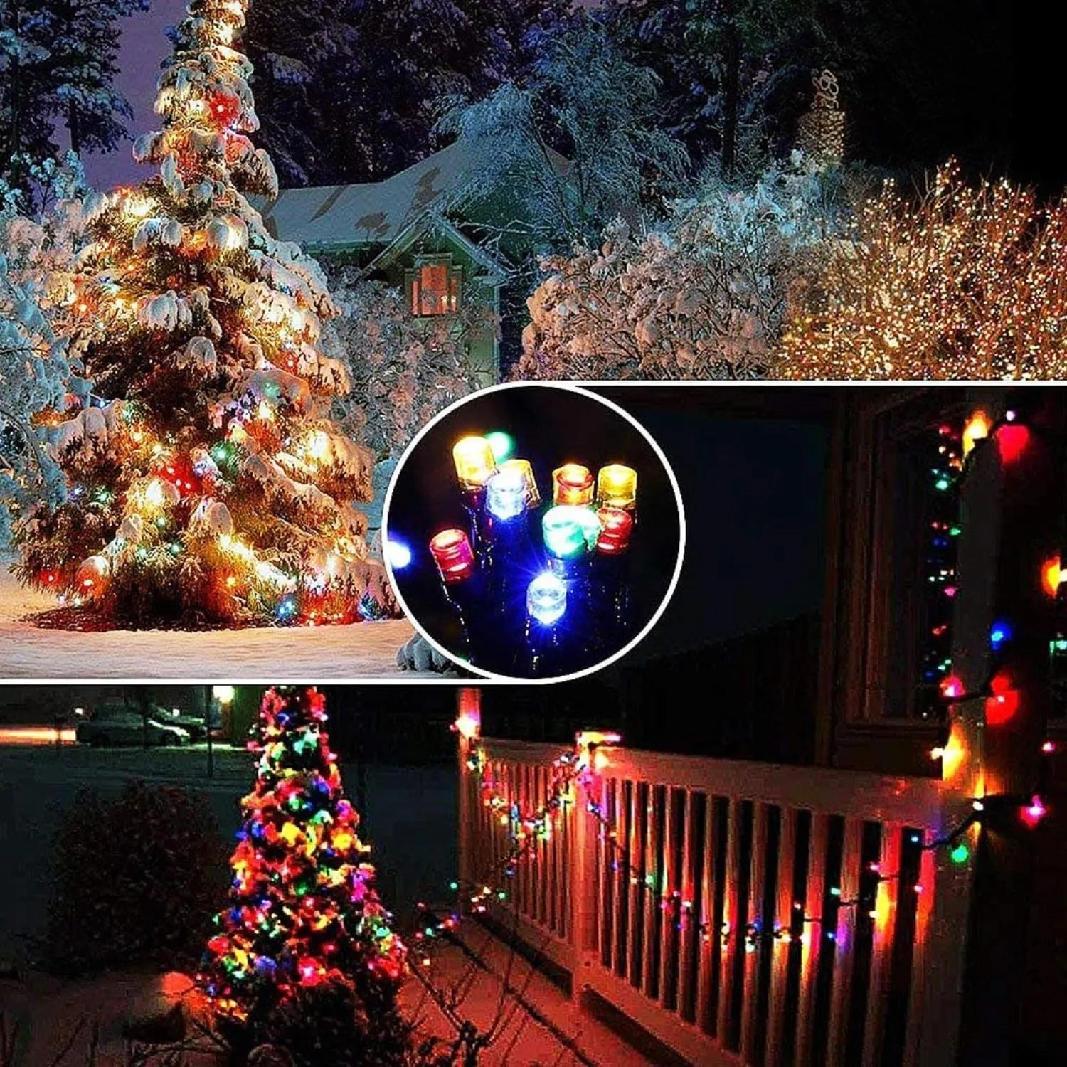 ascension 53 feet 80 LED Serial Blubs String Light for Indoor Outdoor D?cor String Lights for Diwali, Navratri,Party,Ramadan,Christmas Decoration Led Lights for Home Festival Decoration (Multicolor) - Image 8