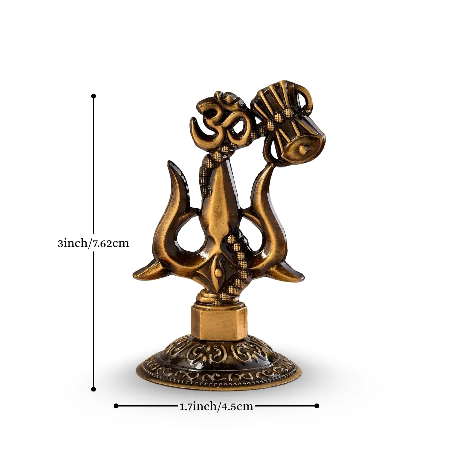 Trishul Om Damru Lord Shiva Idol