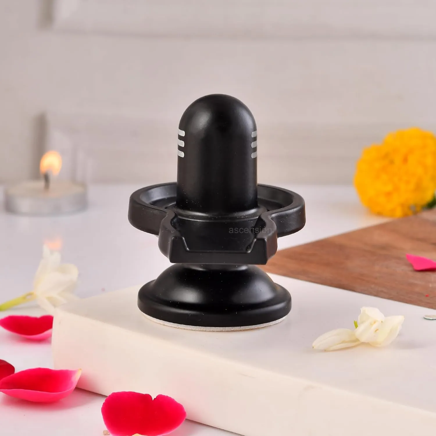 Black Metal Shivling Idol
