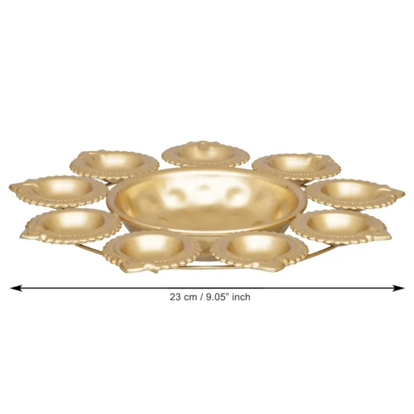 9 Diya Urli Bowl